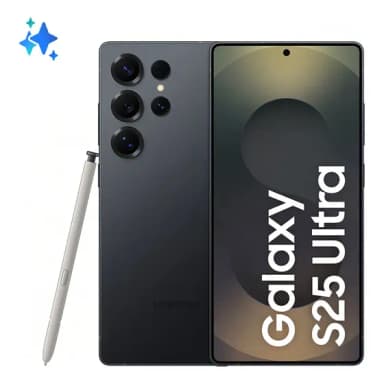 Teléfono celular Samsung Galaxy S25 Ultra 5G, 1 TB, 12 GB de RAM, cámara cuádruple 200+50+10+50, pantalla grande de titanio negro azabache de 6.9 pulgadas
