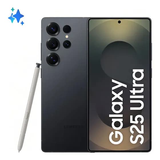 Teléfono celular Samsung Galaxy S25 Ultra 5G, 1 TB, 12 GB de RAM, cámara cuádruple 200+50+10+50, pantalla grande de titanio negro azabache de 6.9 pulgadas